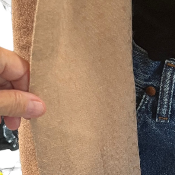 Vila brand European clothier wool blend duster deconstructed style no lining - Picture 4 of 9